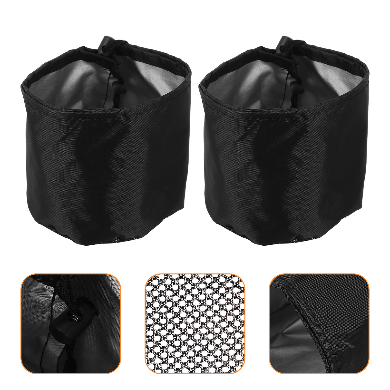 2Pcs Grow Tents Vent Cover Oxford Cloth Grow Tent Vent Cover with Elastic Band: a15X13.5cm