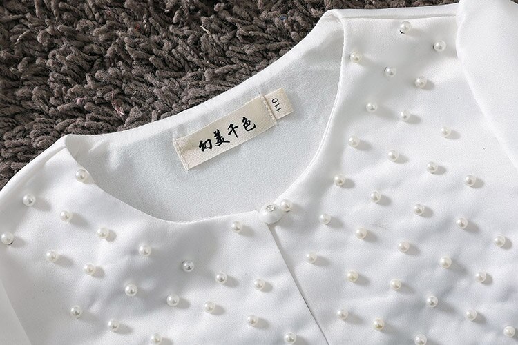 Hvid børn piger halværmet satin perler lukning bolero cardigan kort jakke til festdag bryllupsfest kappe
