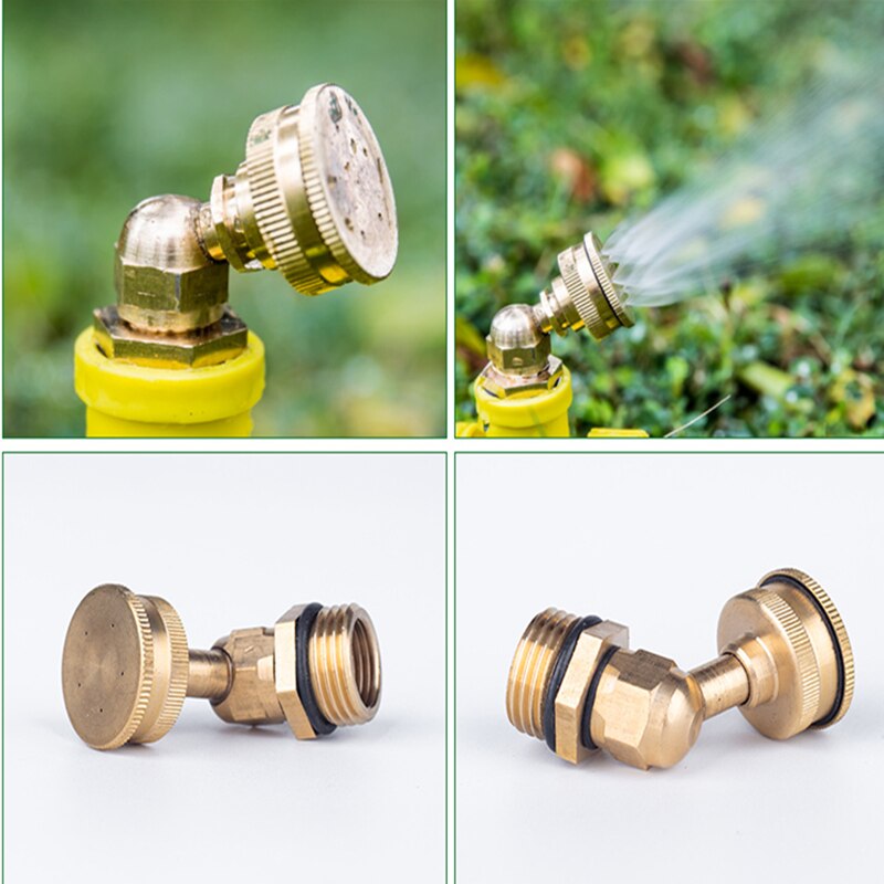 1/2" Adjustable Brass Spray Misting Nozzles Garden Watering Irrigation Brass Spray Nozzles