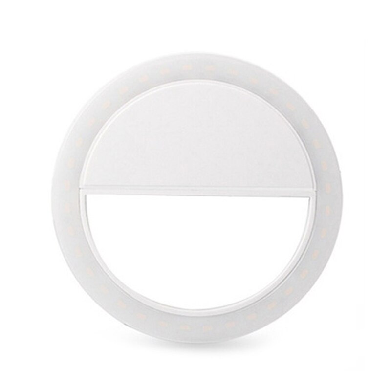 Selfie Fill Light Usb Charge Ring Fill Light Led Camera Phone Photography Led Fill Light For Smartphone IPhone Samsung: B