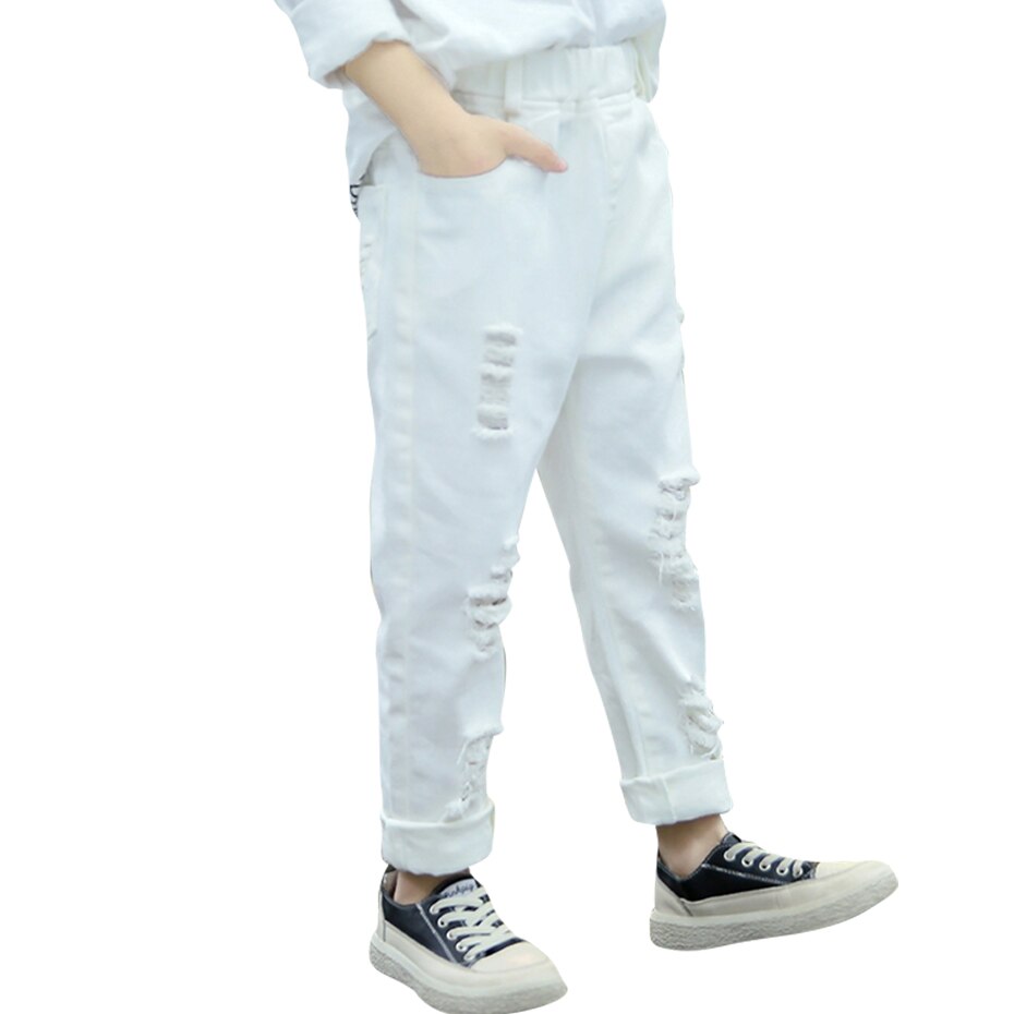 Jean pour filles trou enfants déchiré jean pour filles printemps automne jean enfants Style décontracté enfants jean vêtements