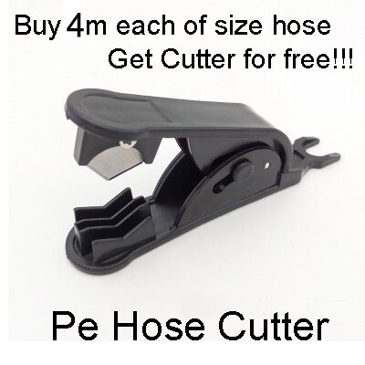 8mm 5/16 " pe rør vannrenser rør vanndispenser tilbehør pe mat karakter få kutter gratis i én bestilling.