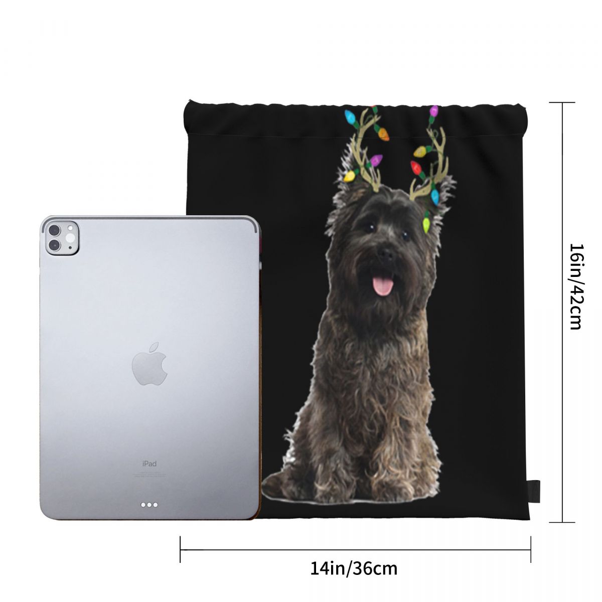 Mooie Cairn Terrier Rendier Hond Plus Size Mannelijke Persoonlijkheid Crewneck Boy Animal Tassen Rugzak Tas