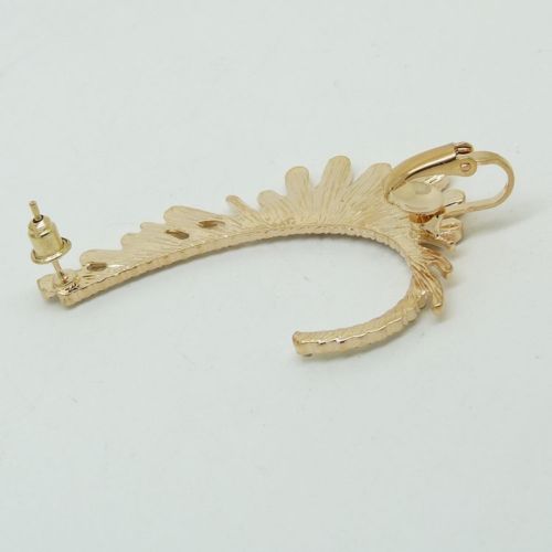 Vintage slang draak oorbellen wikkel clip kraakbeen voor vrouwen mannen oor clip manchet punk retro oorbel sieraden: E134 goud