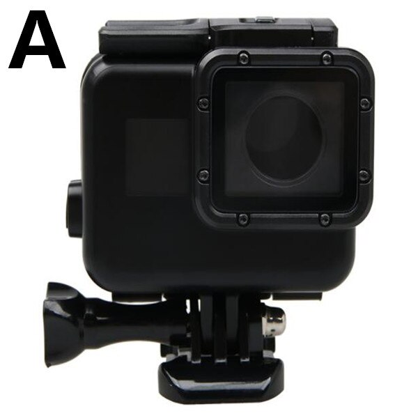 60m undervattensdyk vattentätt fodral för gopro hero 5 6 7 svart accesorios husbox för go pro 7 6 5 actionkameratillbehör: Ta av linsen