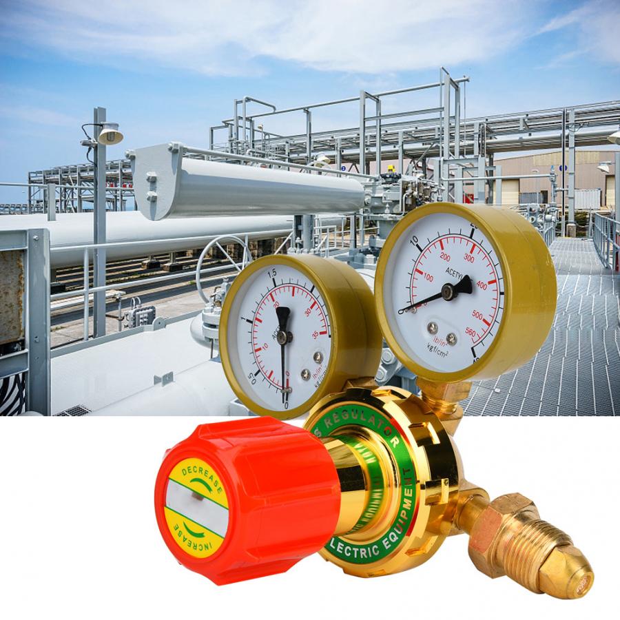 Gas Regulator G5/8 Pressure Regulator MIG TIG Welding Flow Meter Gauge Regulator WX-YQE-03 /60