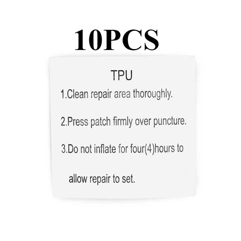 5pc TPU/vinyl Waterproof Transparent Self Adhesive Sticker Cloth Patches Outdoor Tent Raincoat Jacket Inflatable Toy Repair Tape: 10pcs tpu