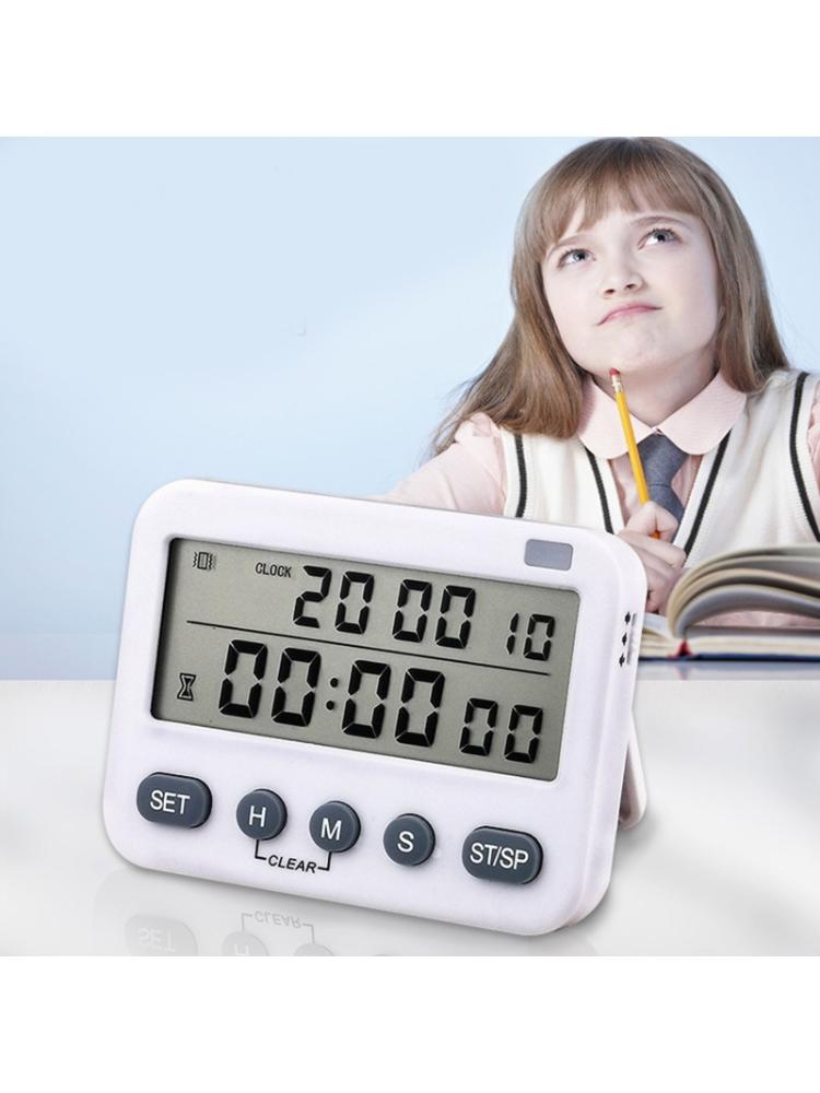 YS-218 Digital Timer 100 Hour Dual Count Down and Up Kitchen Timer LCD Display