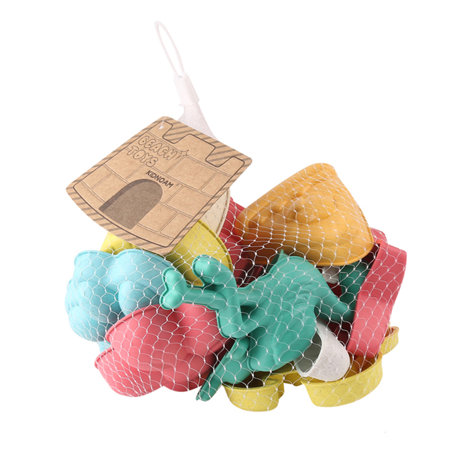 Strandspielzeug, Sandform, Sanddruck, Meer, Sand, Grabwerkzeug, Zubehör, Weizenstroh, Krapfen, technisches Fahrzeug, 12-teilige Kombination