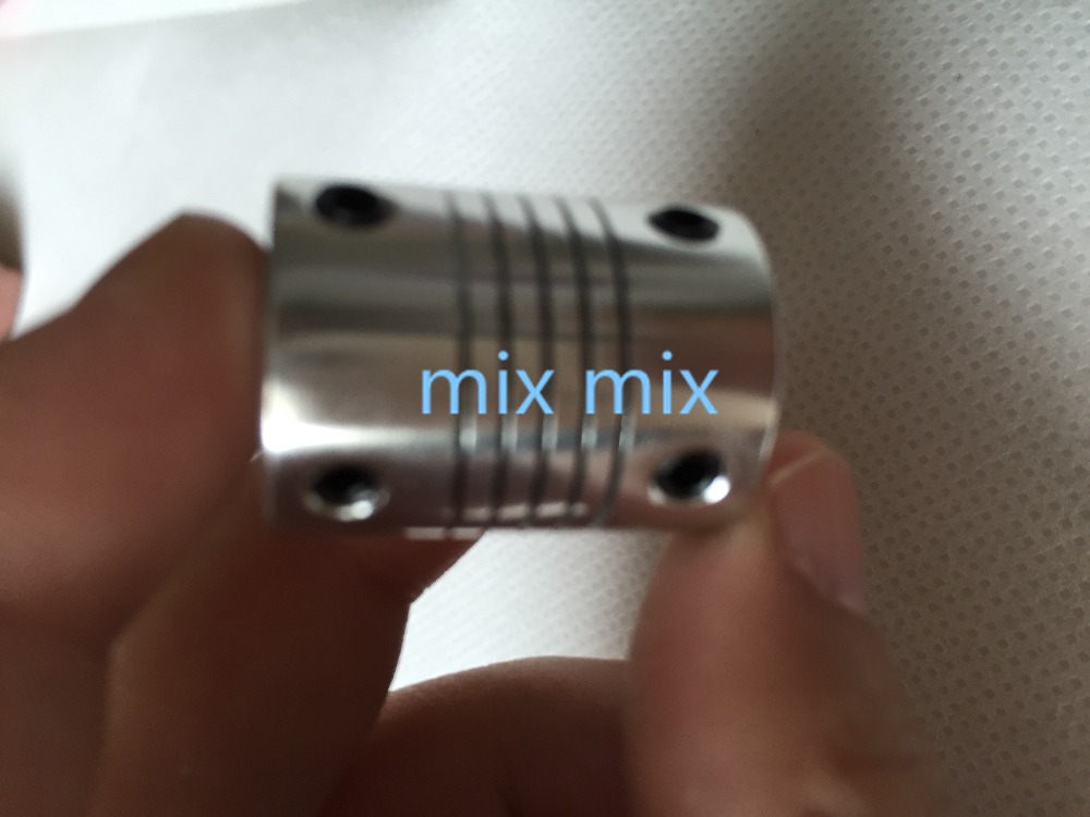 Fixmee 1Pcs 6X6 Mm Motor Jaw Shaft Coupler 6 Mm Tot 6 Mm Flexibele Koppeling Od 19X25Mm Brand