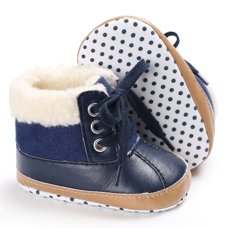 0-18Monate Winter Warme Schuhe Baby Junge Mädchen unisex Knöchel Schnee Stiefel Krippe Schuhe Anti-Unterhose