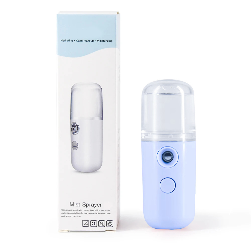 Mini Nano Luchtbevochtiger Konijn Draagbare 30ml USB Verstuiver Luchtreiniger Aromatherapie Essentiële Olie Diffuser Hydrator: Marineblauw
