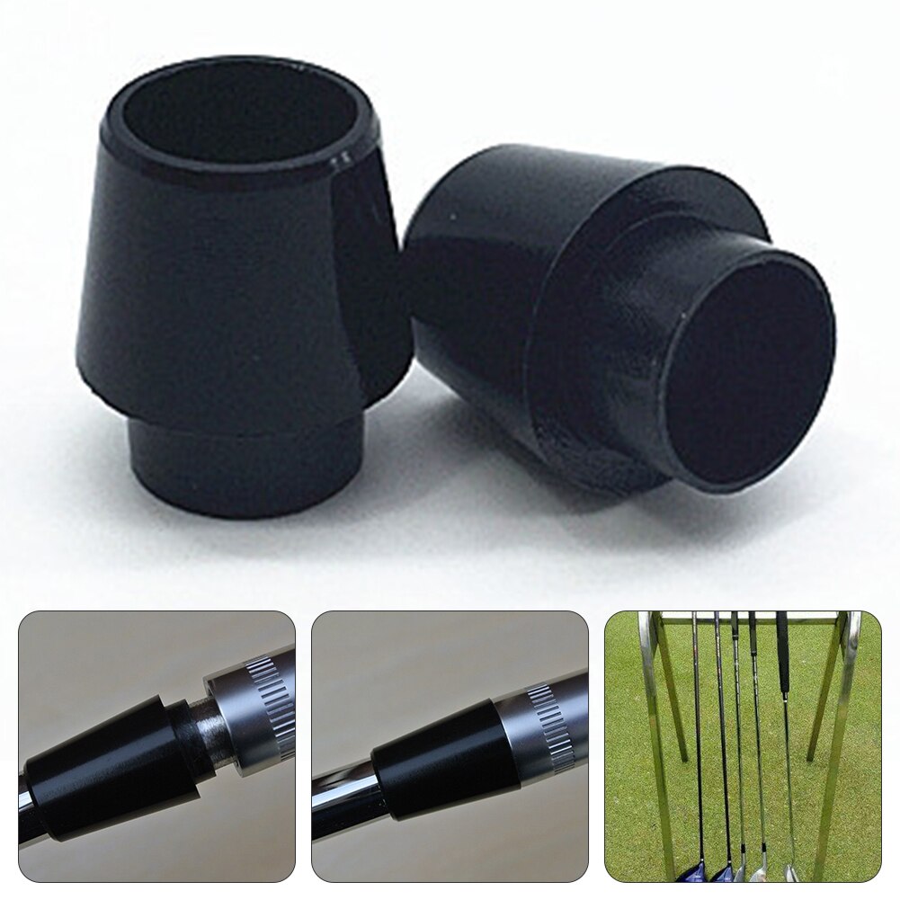 12pcs Spare Black Iron Shafts Replacement Lightweight Small For Taper Tip Easy Use Golf Ferrules Plastic Shaft Sleeve Adapter