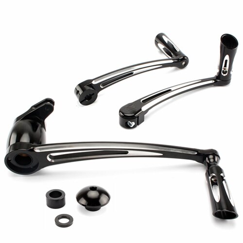 Motorrad Getriebe Schalthebel Hebel Schicht Heringe Bremse Arm Pedal Bausatz Für Harley touren Straße König Electra Straße gleiten Trike