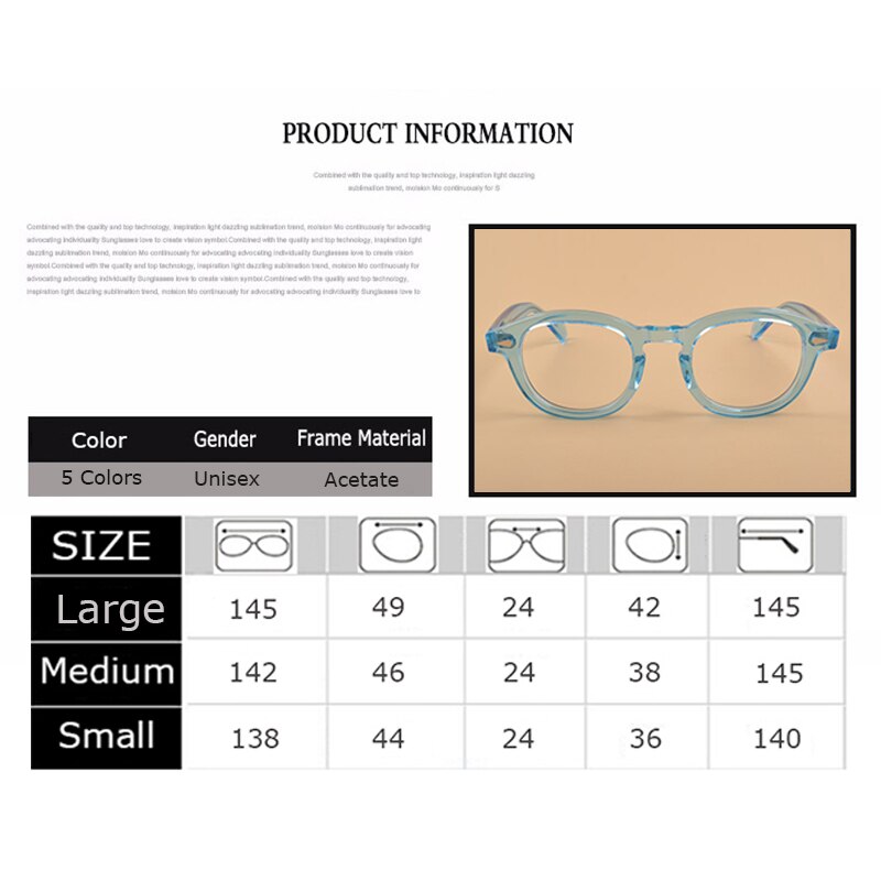 Johnny Depp Lemtosh Eyeglasses Frame Men Women With Box&amp;Case Computer Optical Retro Glasses Spectacle Frame For Male