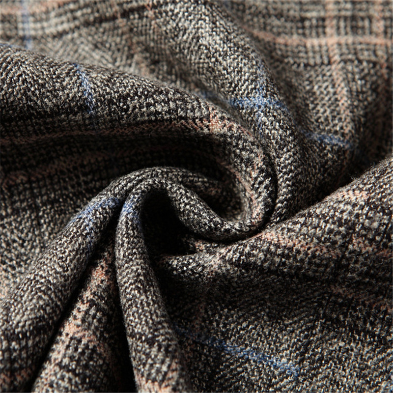 Casual Blazers Jacket Men Plaid Slim Casual Business Wedding Costume Homme Spring Autumn Suits Male Jackets Tops Jaqueta