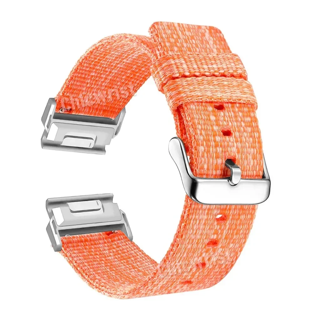 26mm 22mm nylon klokkereim til garmin watch fenix 8 7x 6x 7 5 6 pro 5x tactix 7 pro armbånd stropp smartklokke erstatningsarmbånd: Smokey lilla / 22mm