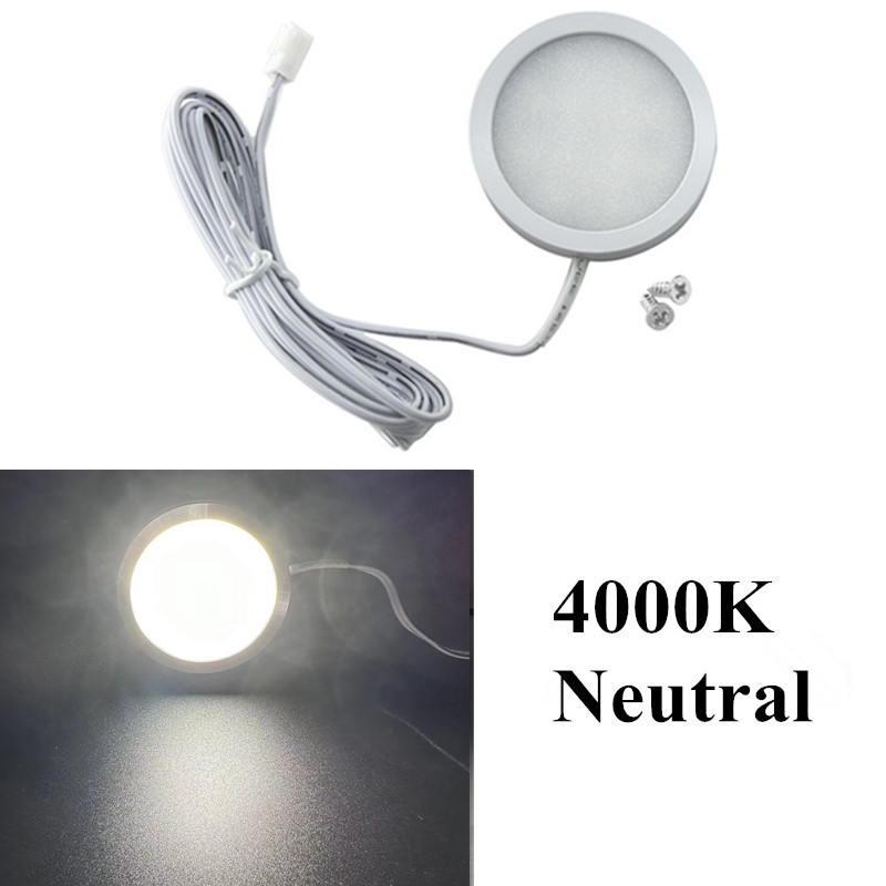 Plafonnier LED 12V, 1/2 Pièces, pour Camping-Car, Bateau, Remorque, Luminaire d'Nik, Idéal pour la Lecture: Bleu profond / 3000k