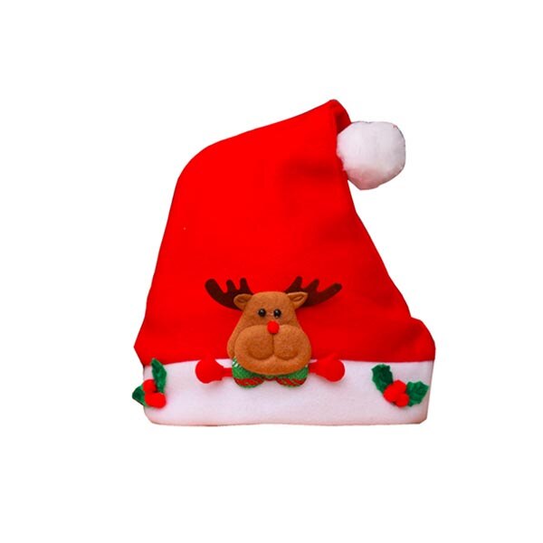 Söt tomte snögubbe renar barn jul hatt jul för barn härliga barn julglasögon till fest: Älg