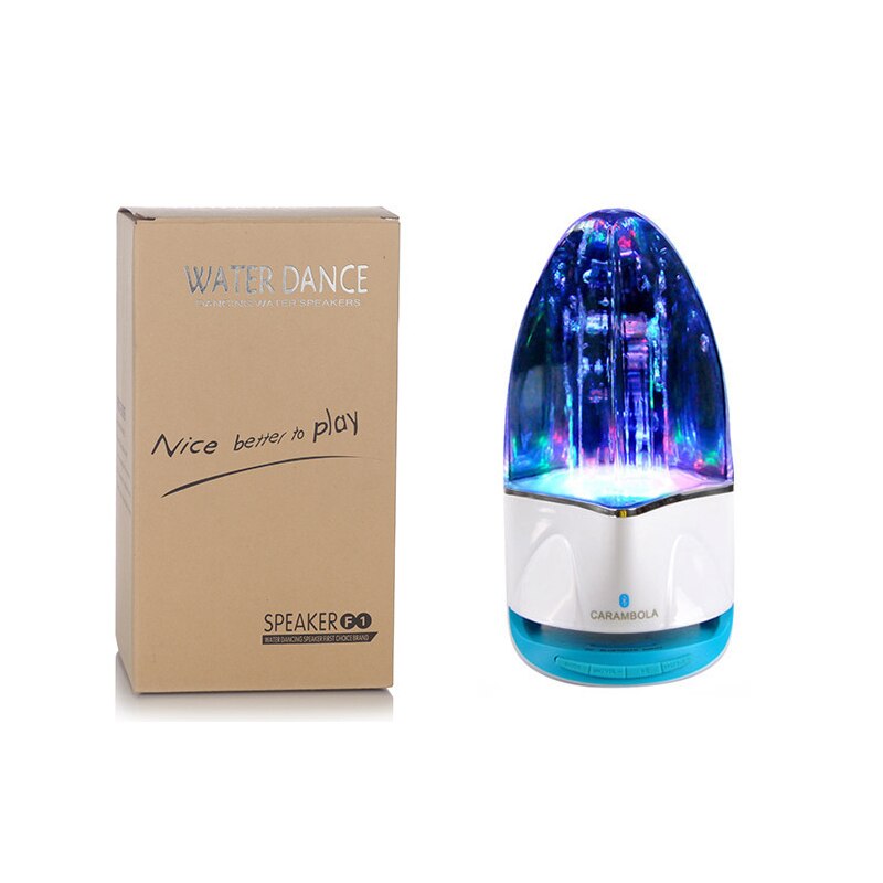 1 ST Water Dans Bluetooth Speakers Kleurrijke Lampen Water Koelers Mobiele Telefoon Computer Card Radio Speaker Subwoofer