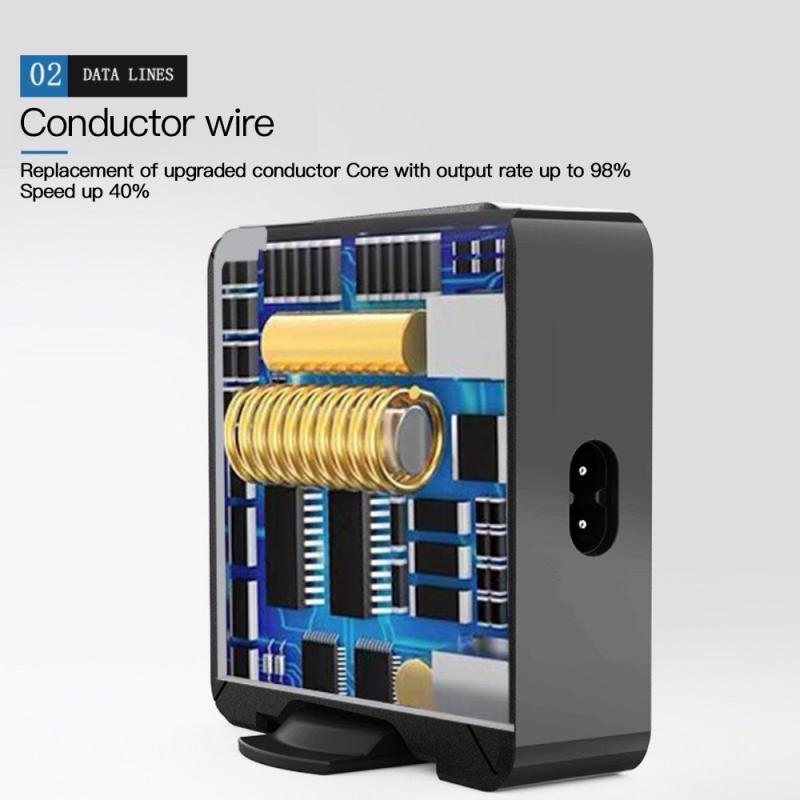 QC 3.0 PD Multi-port USB Charger Wireless Charging Head Quick Charge For IPhone Xiaomi Samsung Huawei 3 Ports Fast Charger