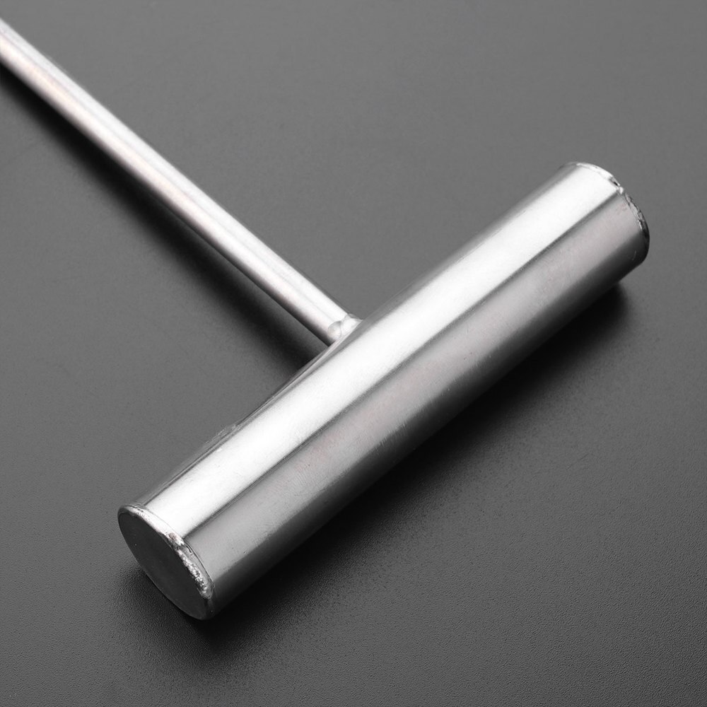 Stainless Steel Meat Hook Practical Pork Hook Roasted T-Hook Useful Beaf Chicken Hook Kitchen Tool for Home Shop (20cm)