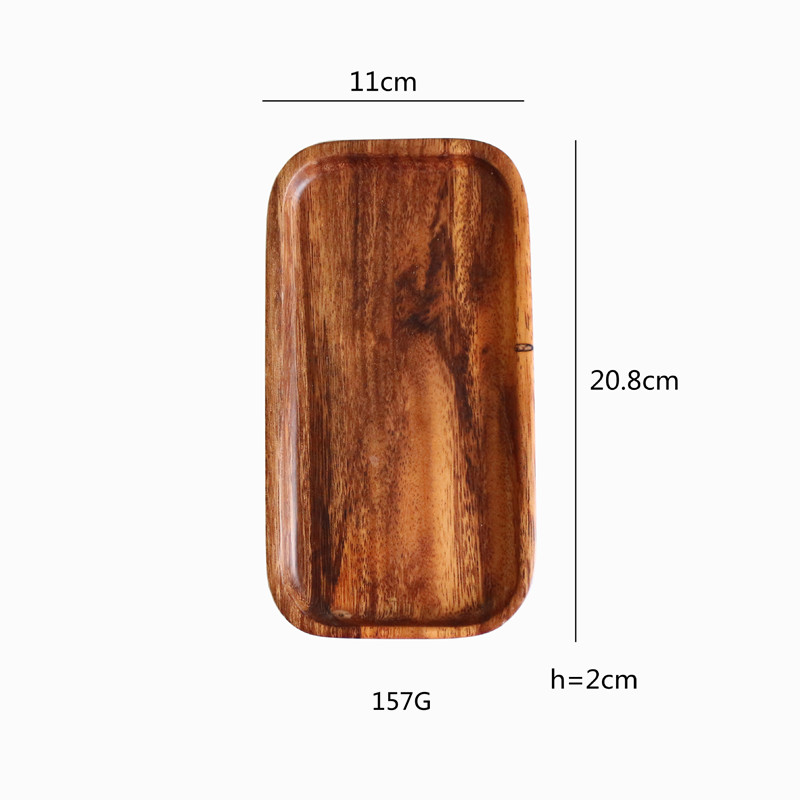 Tabla de corte de cocina cuadrada/rectangular/ovalada de madera entera, tabla para cortar carne, pan, fruta, tabla para cortar: 20.8x11CM