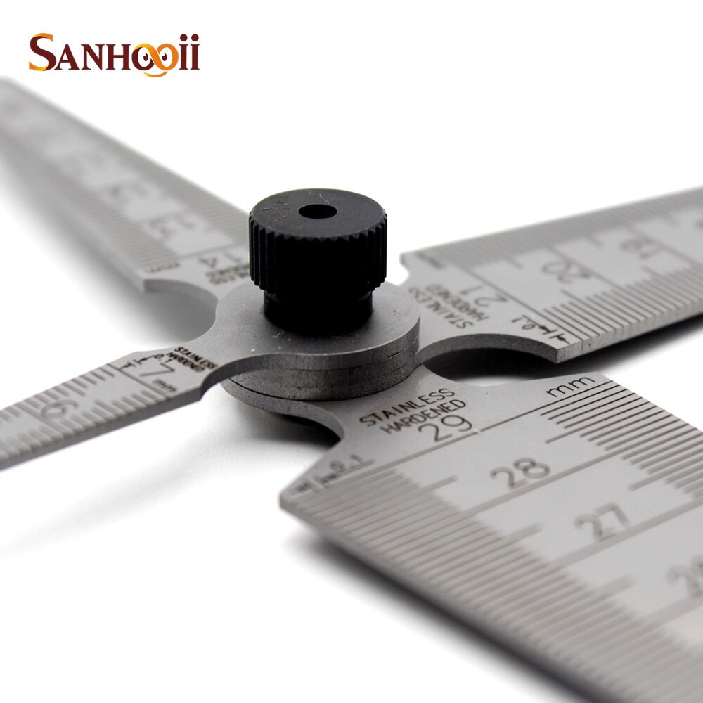 Good Stainless steel 1-29mm Metric Taper Gauge Aperture Scale Wedge Feeler For Drill Hole Measurement Tools Gadgets