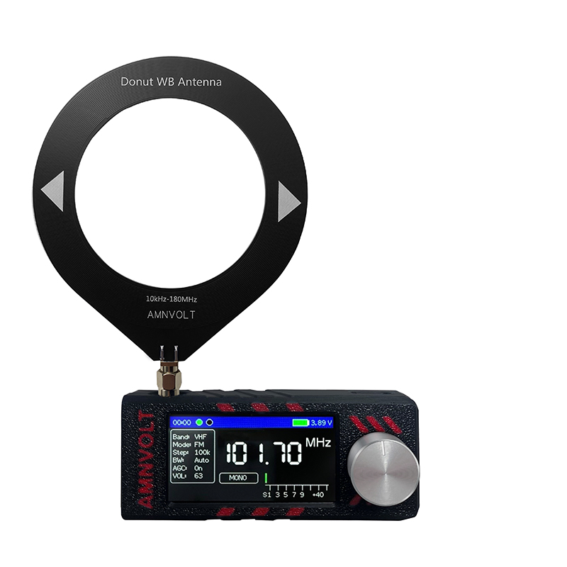 Version améliorée AMNVOLT ATS MINI V3 SI4732 Radio DSP pleine bande, récepteur de poche FM AM MW SW SSB, avec amplificateur de casque Hi-Z: Or