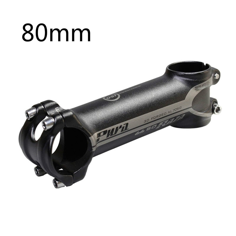 Lichtgewicht Fiets Stuur Riser Stuurpen Aluminium Road Fiets Stem Mtb Ultralight Stuurpen 60/70/80/90/100/110 Mm 6 Graden: 80mm