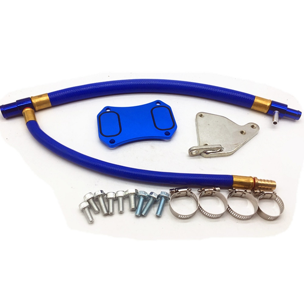 EGR Valve Cooler Delete Kit For -15 Silverado Sierra 6.6L HD LML Duramax Diesel