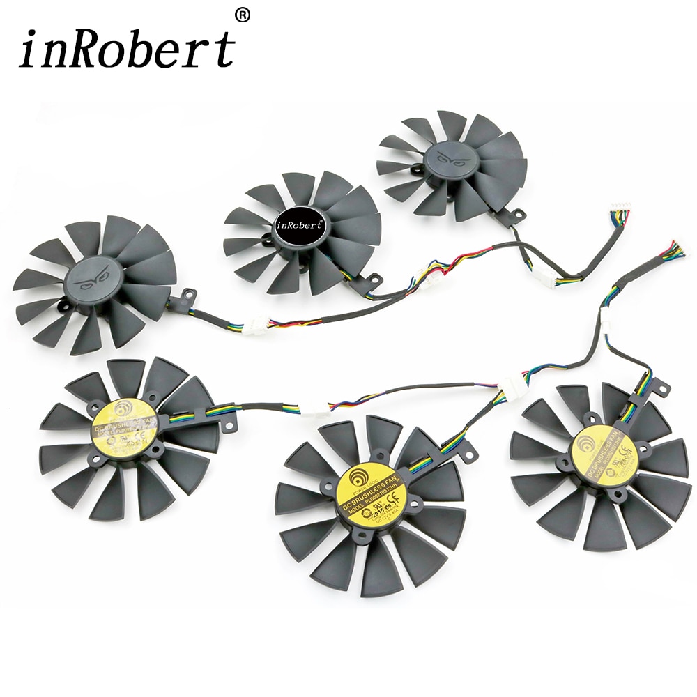 88mm GTX1080 GTX980Ti GTX1060 GTX1070 Lüfter Für ASUS STRIX GTX 1080/980Ti/1060/1070 Grafiken karte GPU Bergbau Anlagen Fans
