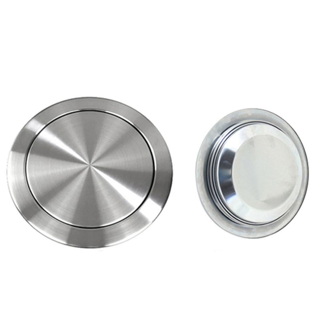 Built-in Countertop Lid Trash Can Lid Anti-rust Steel Lid Shake Lid Clamshell Kitchen Sink Tooling Lid Concealed Wholsale