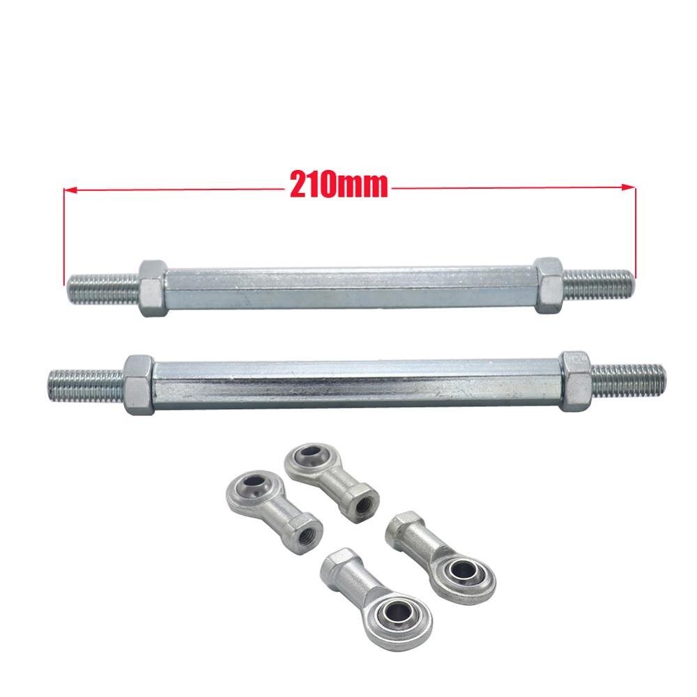 8mm Steering Tie Rod kit Ball Joint For 49cc Electric Mini Kids ATV Go Kart Buggy Quad Bike Parts: 210mm