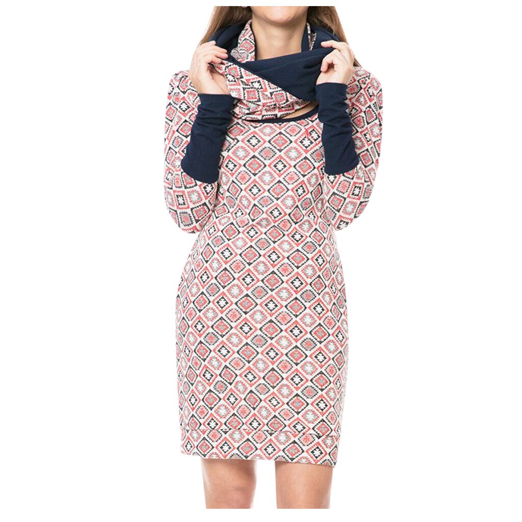 Nursing Dress With Pockets FEOYA Long Sleeve Nursing Dress For Women Maternity Breastfeeding Dress With Pockets, Round Neck, Casual Fall Wear Maternity Dress For Baby Shower Nursing Dress With Pockets FEOYA Long Sleeve Nursing Dress For Women Maternity Breastfeeding Dress With Pockets, Round Neck, Casual Fall Wear Maternity Dress For Baby Shower
