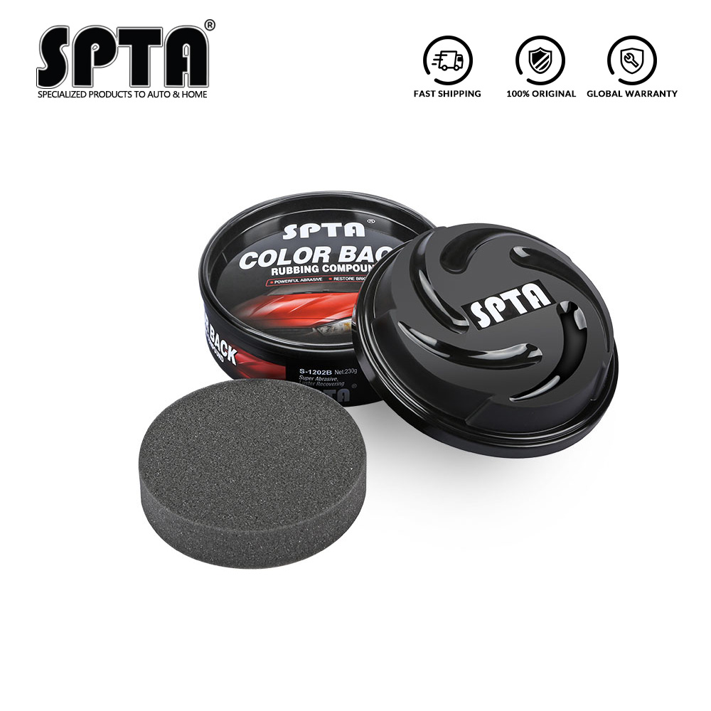 SPTA 230g Carnauba car wax ,Polish Car Wax, Color Back Rubbing Compound Wax Scratch Removal Enhance Color Waterproof: Rubbing Compound