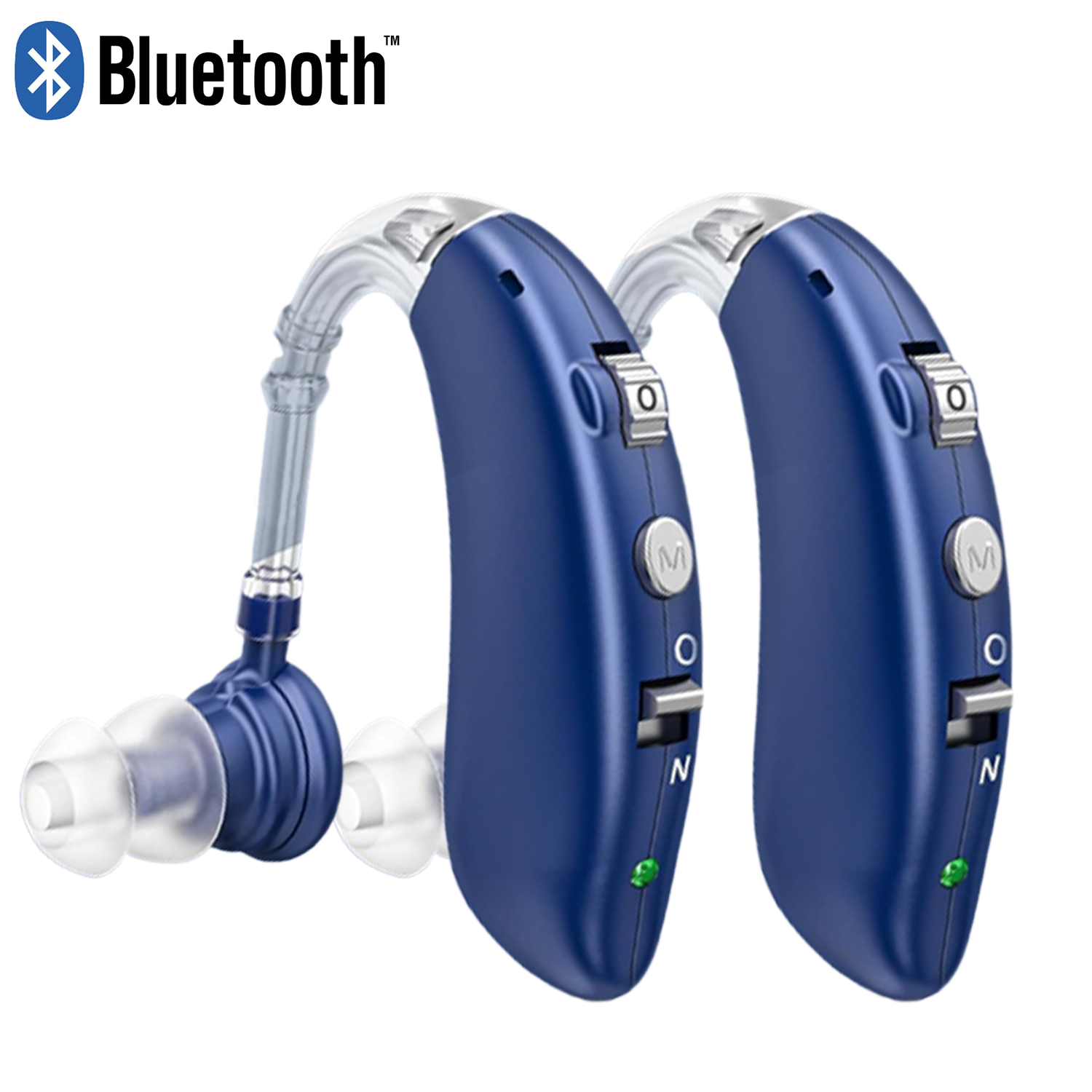 Rechargeable Digital Hearing Aid Adjustable Tone Best Sound Amplifier Portable Deaf Elderly BTE Hearing Aid: RS 4K Edition