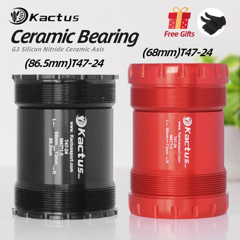 Kcactus – chariot de support de pédalier fileté T47-24/22mm, adaptateur, mouvement Central pour SRAM GXP/ Shimano /Terk Emonda SL5