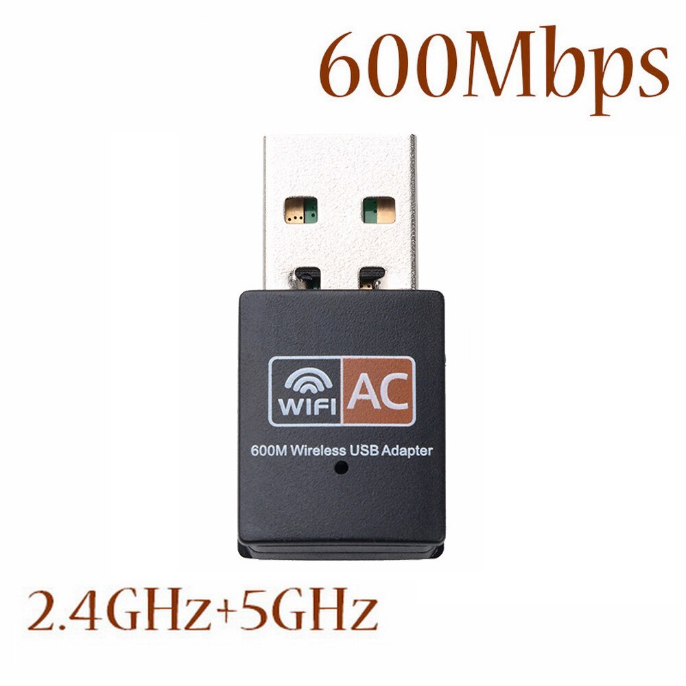 Amkle usb trådløs wifi adapter bt wifi dongle 1200 mbps usb ethernet adapter dobbel antenne lan 2.4/5.8g usb nettverkskort: 600 mbps modell a