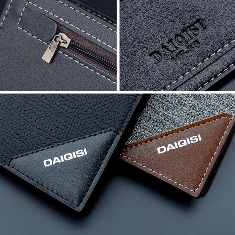 Heren portemonnee microfiber leer lange portemonnee carteira masculina hombre billeteras dunne porte heren portemonnees van leer