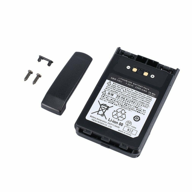 SBR-14LI 2200mAh Rechargable Li-ion Battery for Yaesu VX-8R VX-8DR VX-8GR VX8R FT-1DR FT1XD FT-2DR Radio FNB-102LI FNB-101Li