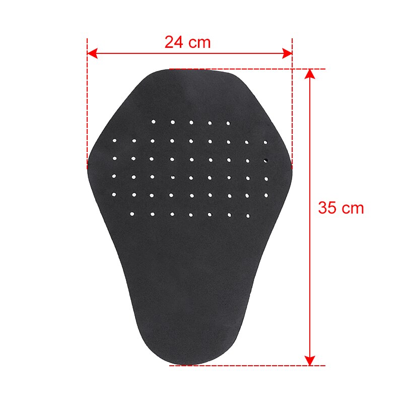 Almohadilla trasera de goma EVA para motocicleta, Protector de espalda grueso para montar, esquiar, patinar, accesorios de motocicleta
