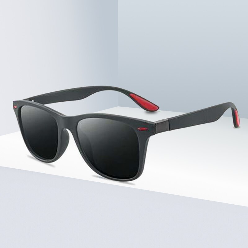 Square Retro Polarized Sunglasses UV400 Outdoor Sports Glasses Classic Driving Sunglasses Oversized Sunglasses Men