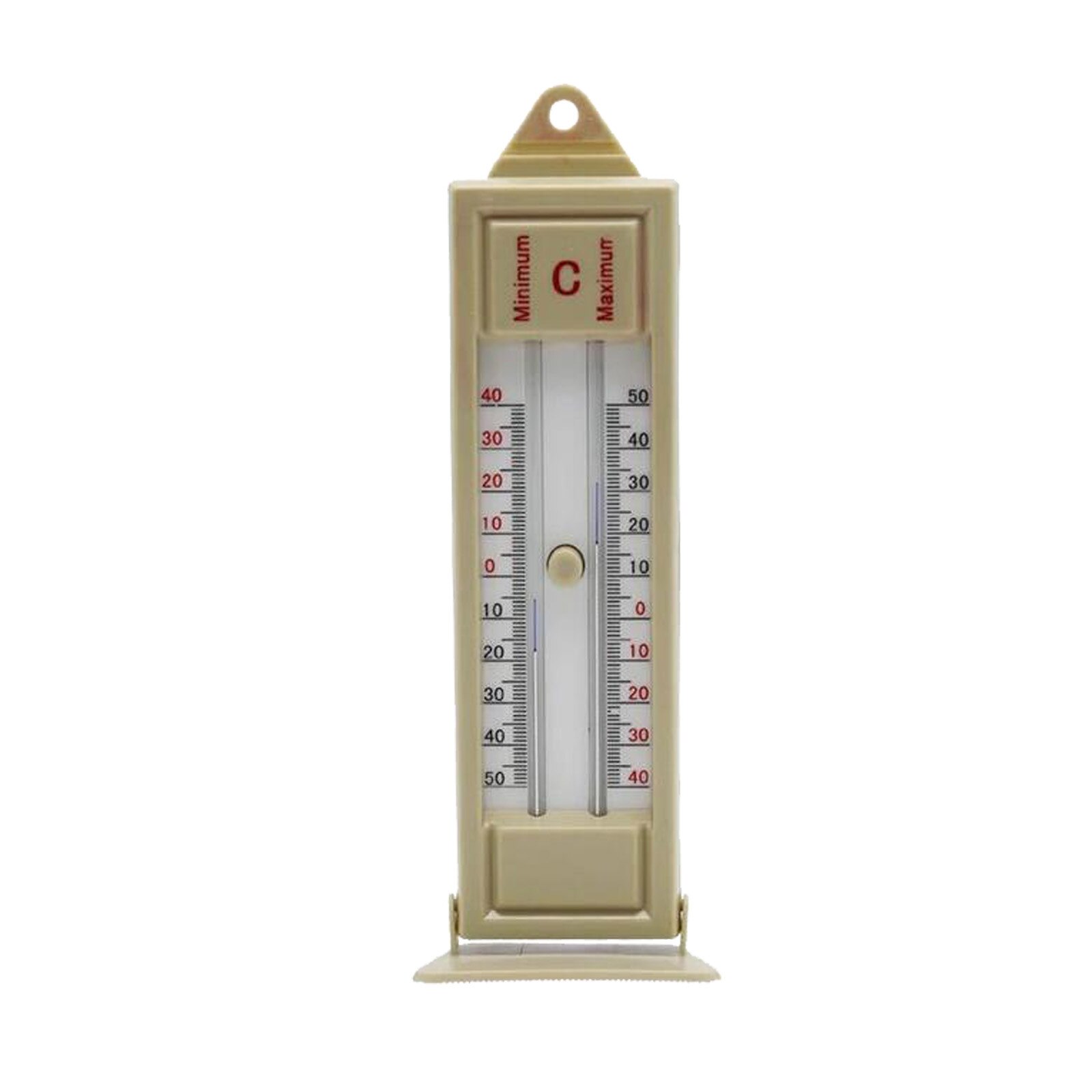 Maximum & Minimum Thermometer Indoor Outdoor Garden Greenhouse Wall Temperature Monitor Degree Thermometer*: Default Title