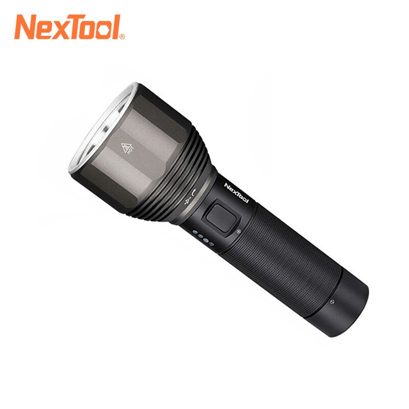 Xiaomi NexTool Rechargeable Flashlight 2000lm 380m 5 Modes IPX7 Waterproof LED light Type-C Seaching Torch for Camping: Default Title
