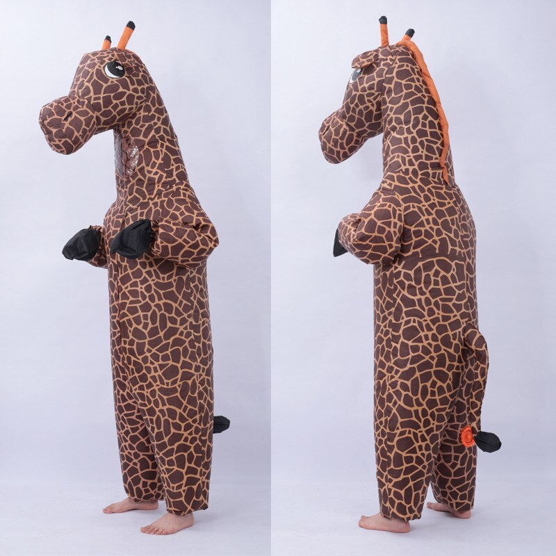 Giraffe Cosplay Aufblasbare Party-Spiel Kostüm Kleidung Werbung Förderung Karneval Halloween Weihnachten Ostern Erwachsene