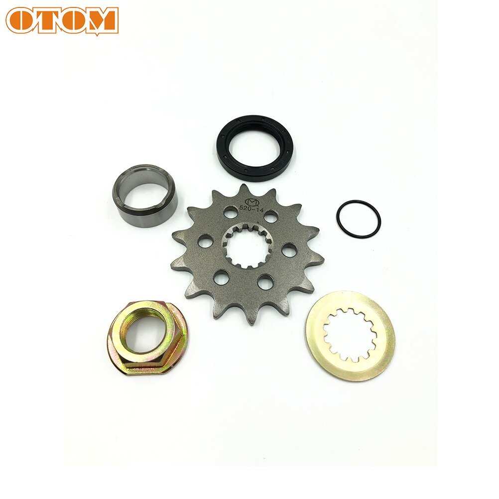 OTOM-retenedor de piñón pequeño completo para motocicleta, Kit de sello de aceite para KAWASAKI, KLX300, LONCIN, VOGE300