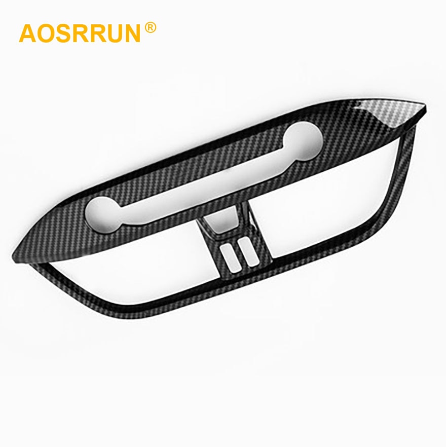 For Ford Focus MK4 Carbon Fiber Central control air conditioning panel cover Car Accessories Style
