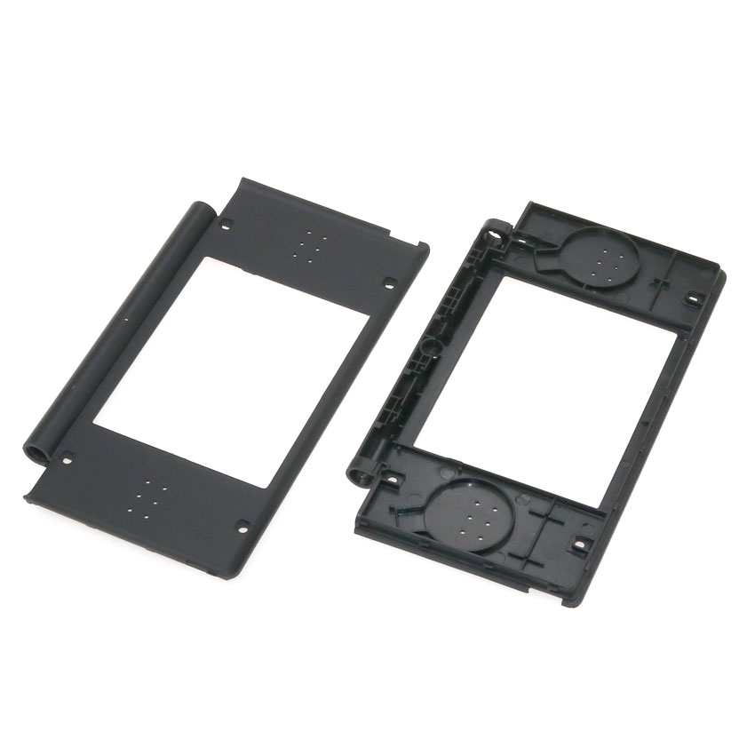 Yuxi Oem Zwart Plastic Top Bovenste/Bottom Onderste Lcd-scherm Frame Voor Ds Lite Dsl Voor Ndsl Console Behuizing shell Case
