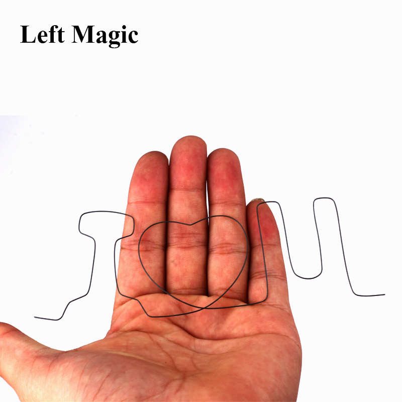 1pcs /lot sihir Memory iron wire I love U - I love you magic tricks magic show close up magic illusion E3103